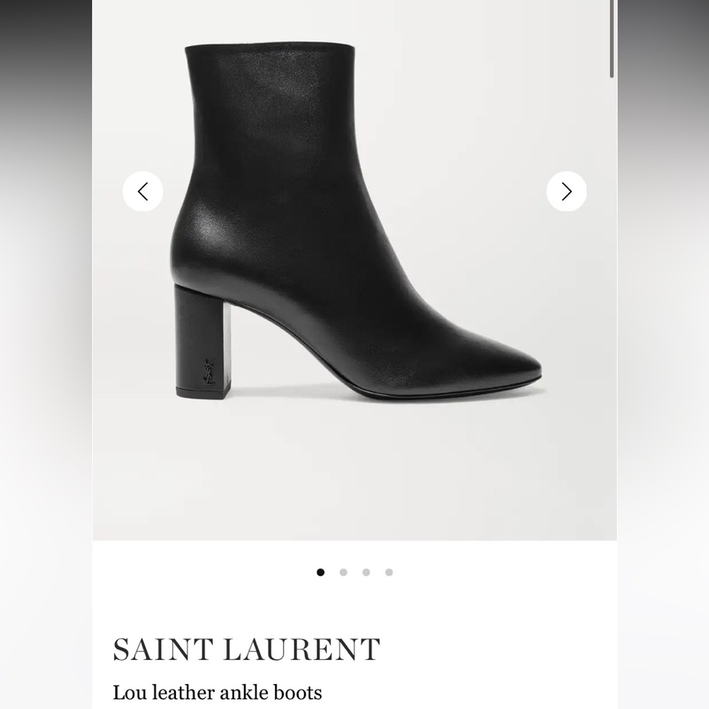 Saint Laurent Black Booties